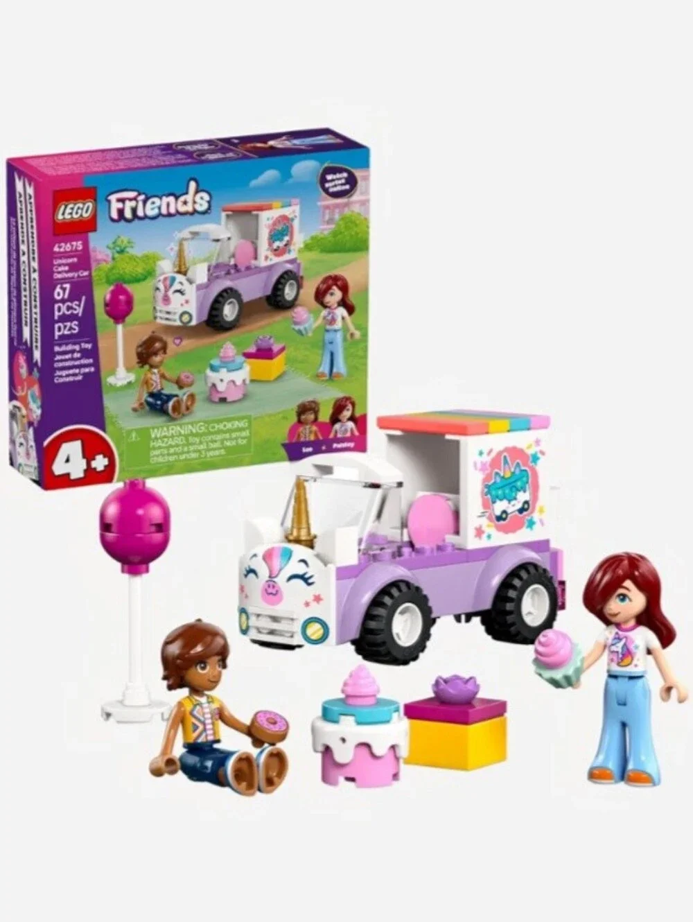LEGO Friends Unicorn Cake Delivery Car NWT Ages 4+ 67 PCS
